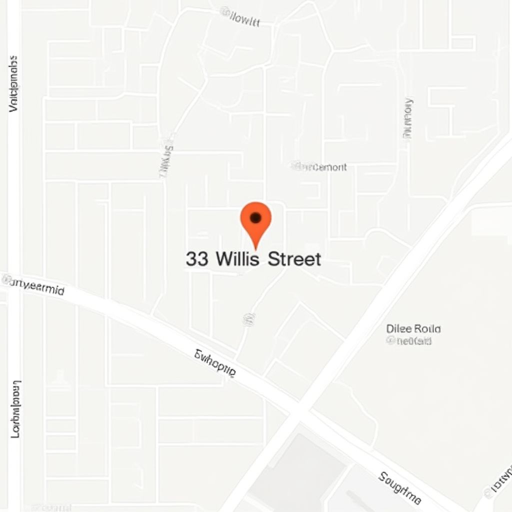 Map showing our Wellington office location
